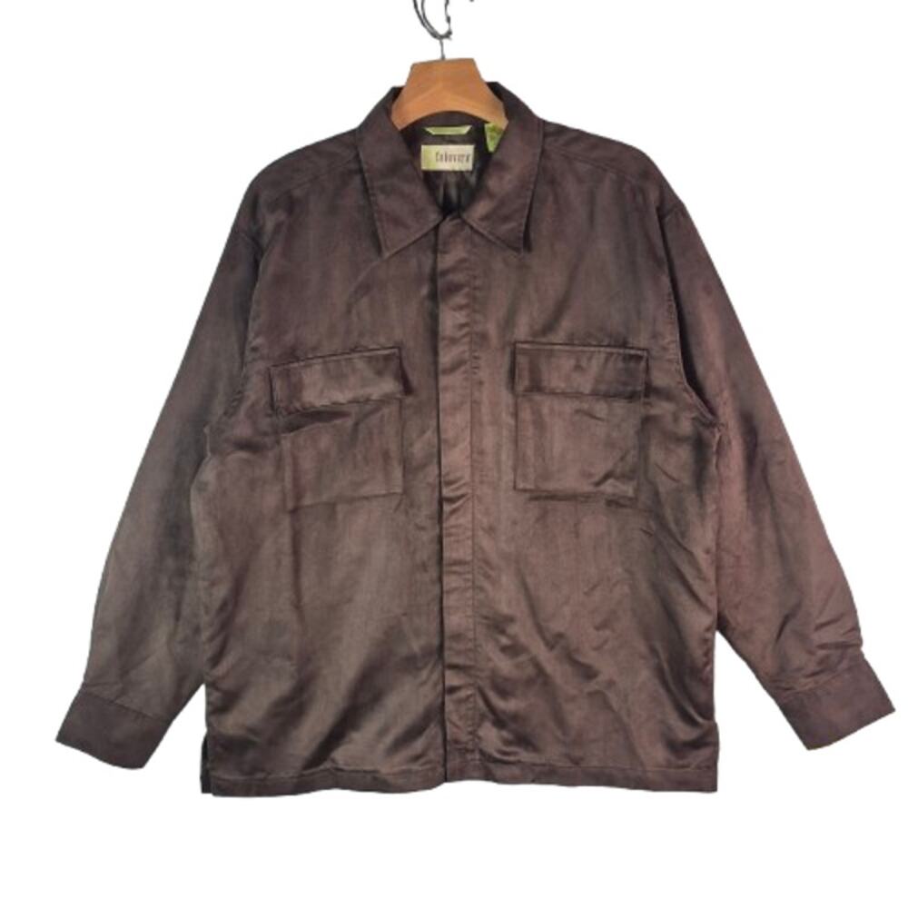 NWT CUBAVERA Long Sleeve FrontZipper Closure Mens Top Size M